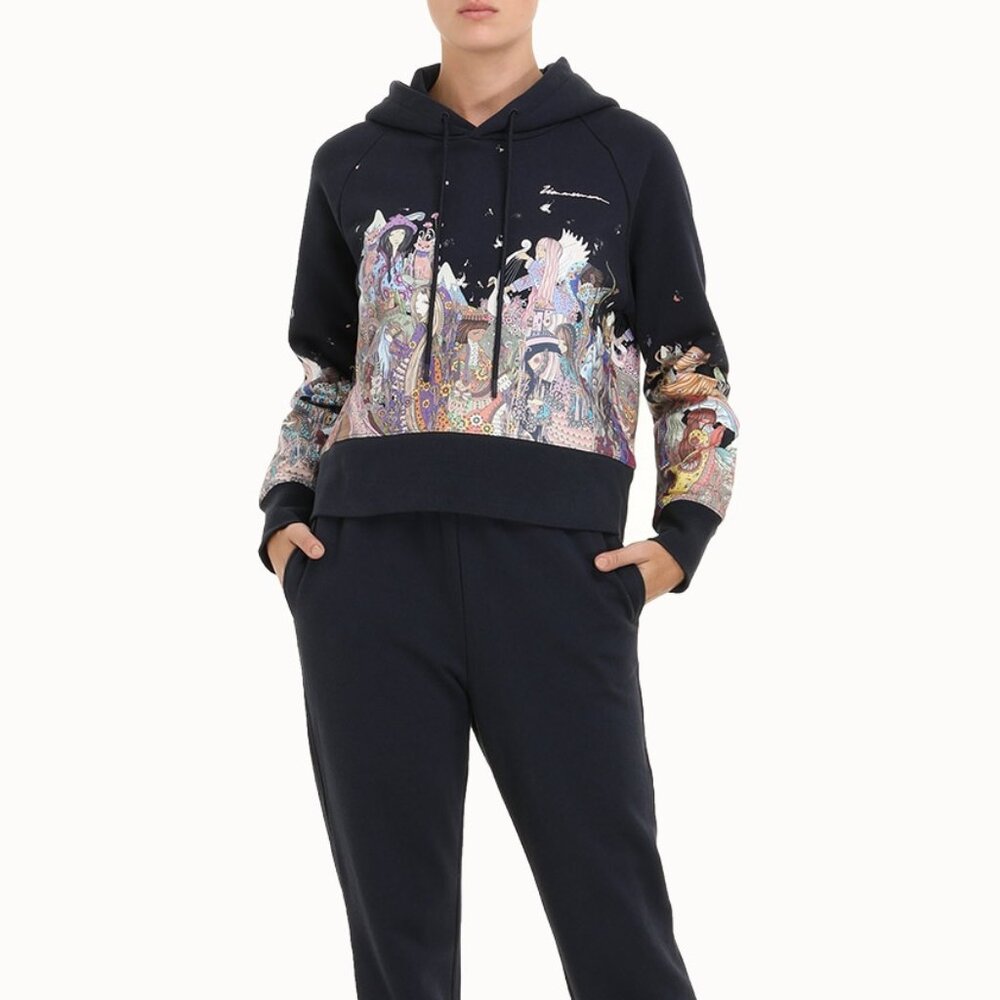 ♊ Zimmermann Gemini Zodiac Hoodie Fall 2022 Stargazer Collection Kawaii Artwork